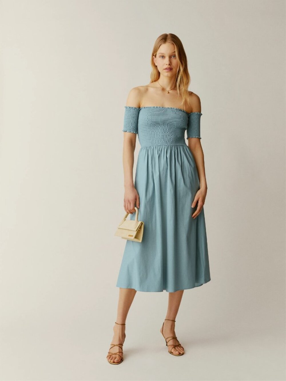 Reformation Petites Westley Dress – Turquoise, Size SP, New with Tags